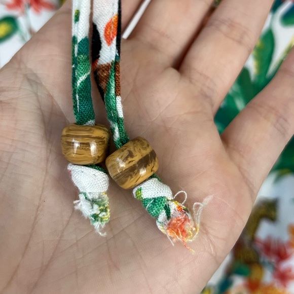 Jane & Delancey Tropical Print Wide Leg Palazzo Pants - Picture 5 of 12